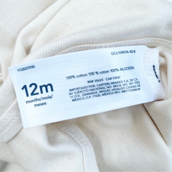 Carter’s | Baby 2-Piece Blue & Cream ‘My First Easter’ Bodysuit Pant Set *NWT* - Picture 7 of 11